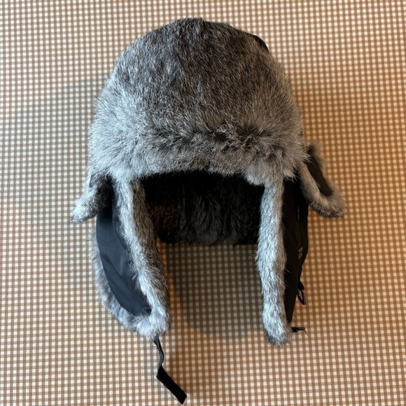 FRR Canada Genuine Rabbit Fur winter aviator hat. Women’s Small/Medium - Picture 8 of 12
